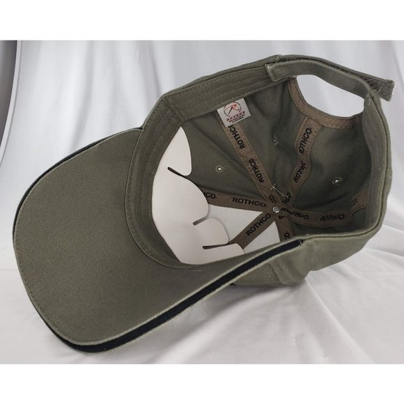 Army Defending America's Freedom Hat Cap Rothco Adjustable Green - Picture 3 of 6